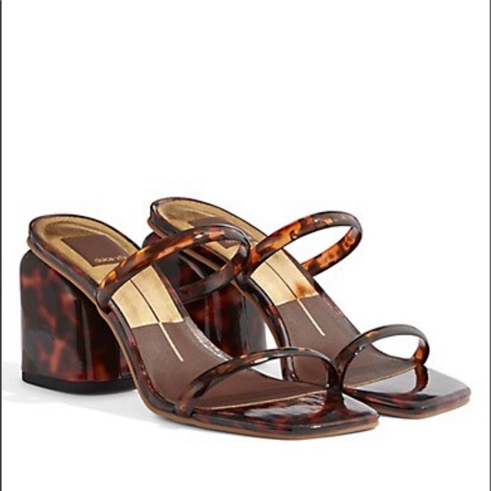 **SOLD** NWT Dolce Vita Ninia Faux Tortoiseshell Slides Size 7.5